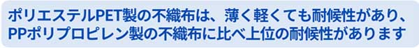 PETとPP素材比較